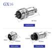 Connector MiniXLR GX16 4pin male/female Connector MiniXLR GX16 4pin male/female