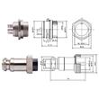 Connector MiniXLR GX20 10pin male/female Connector MiniXLR GX20 10pin male/female
