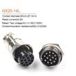 Csatlakozó MiniXLR 14pin csavaros Kelly J1-J2 Csatlakozó MiniXLR 14pin csavaros Kelly J1-J2