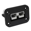 Flush Mount 50A Anderson Plug Mounting Bracket Panel Flush Mount 50A Anderson Plug Mounting Bracket Panel