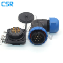 SD28 square right angle 10pin waterproof